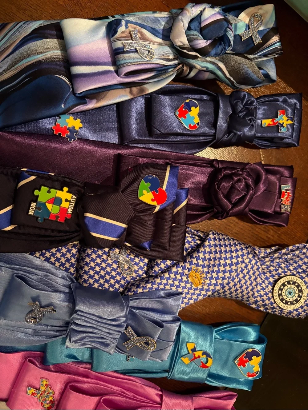 Autism Awareness Tie Collection - Portion of Proceeds will be donated to Autism